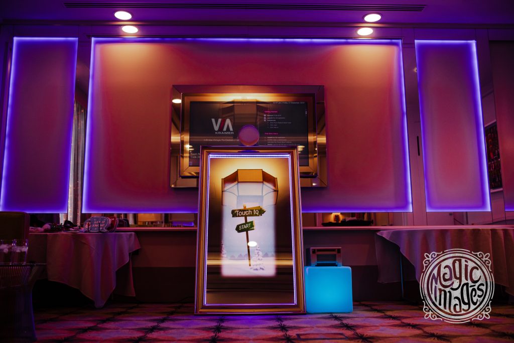 Magic mirror awaits guests to be used to take photos